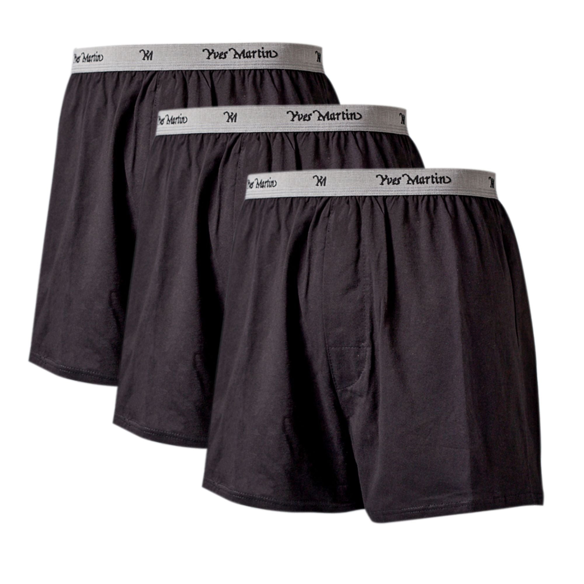 Boxers unis en jersey (paq. de 3)