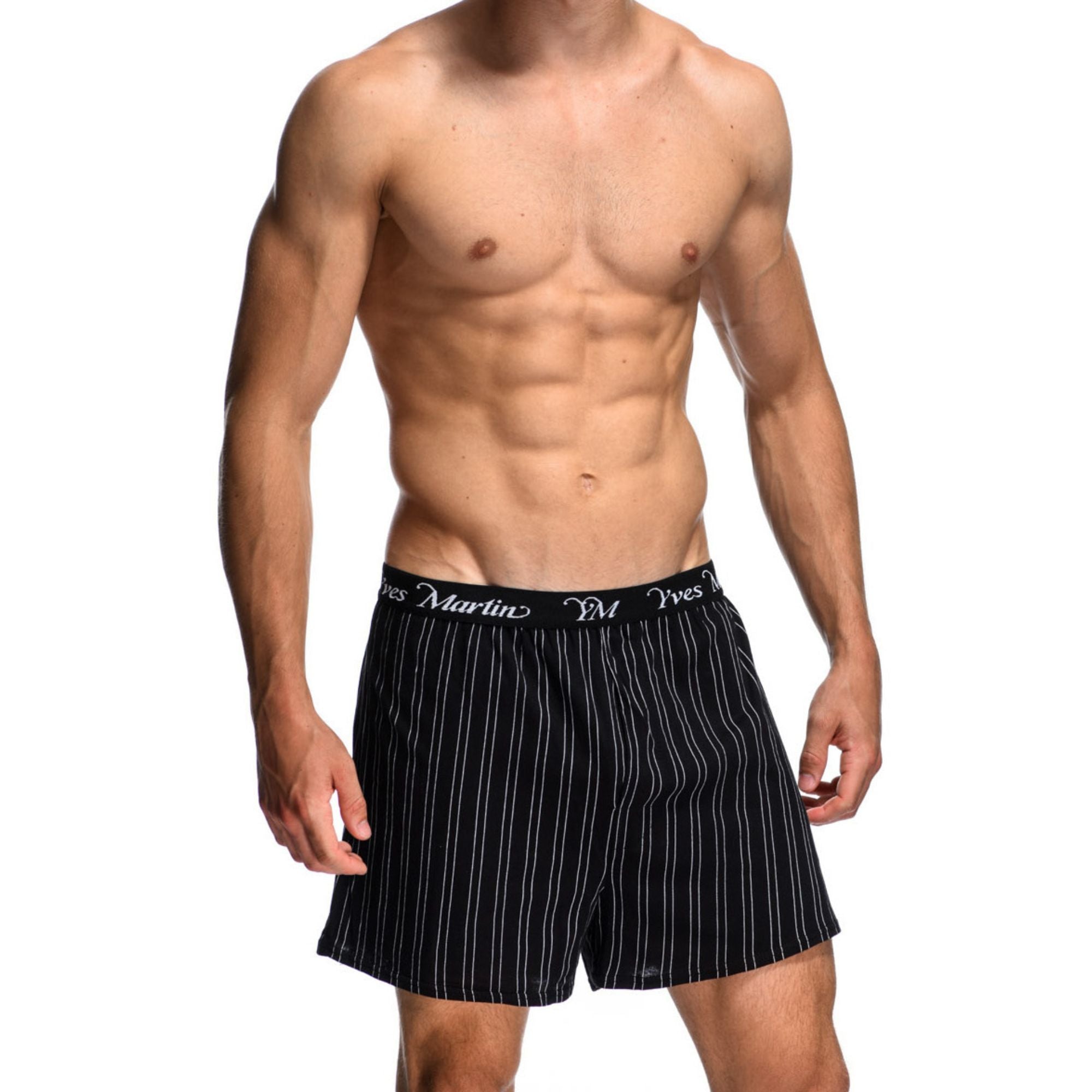Boxer av rayures en jersey