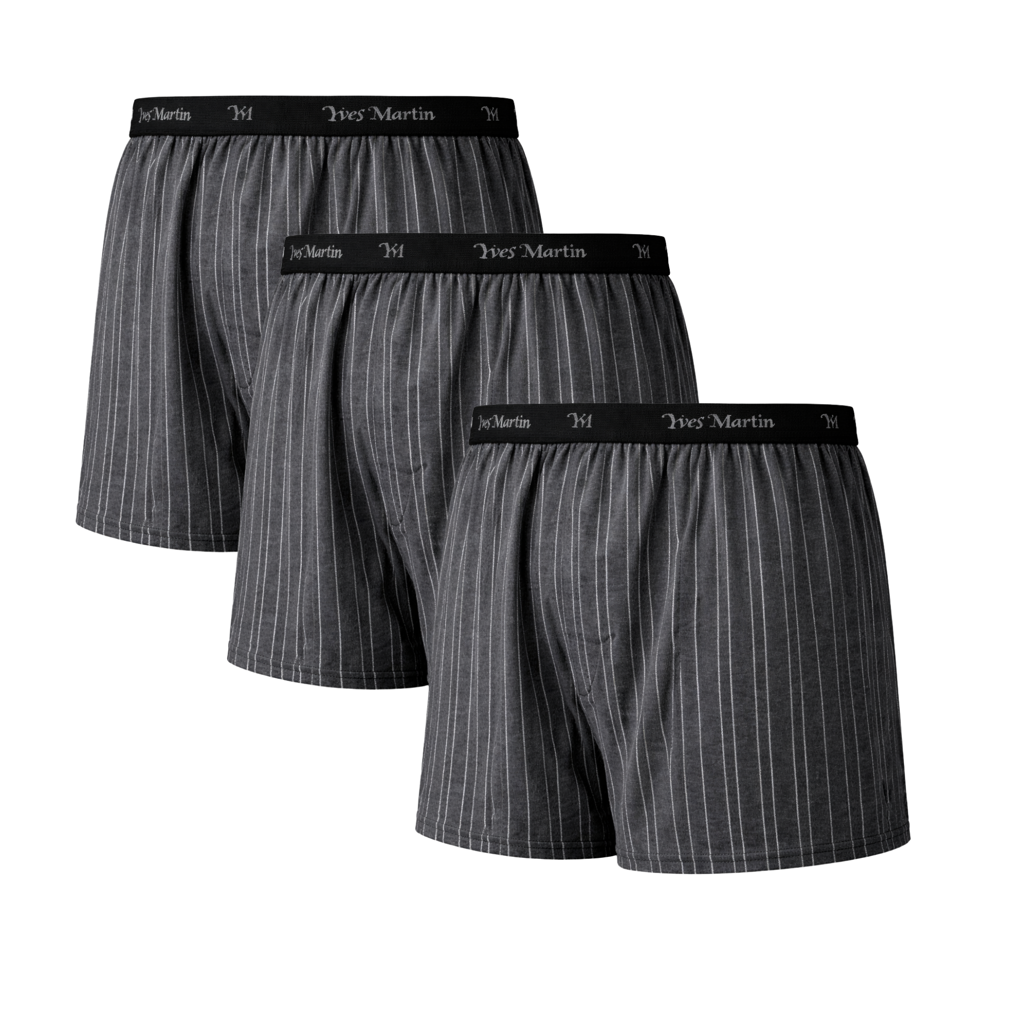 Boxers av rayures en jersey (paq. de 3)