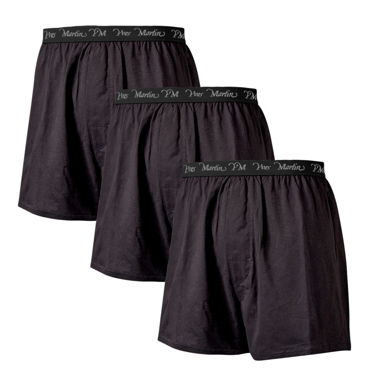 Boxers unis en jersey (paq. de 3)
